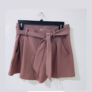 Loft Bubble Gum Pink Paper bag shorts NWT Size S